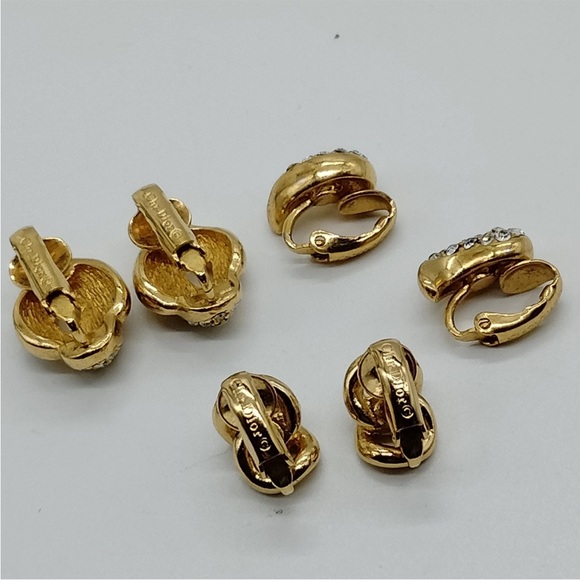 Dior Gold and Silver Women's Earrings - Picture 5 of 9